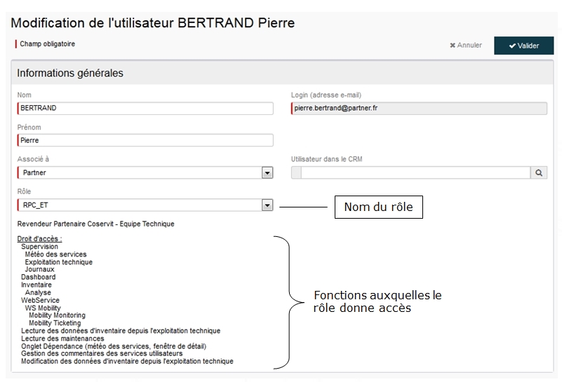  Gestion utilisateur  Modification3 ServiceNav