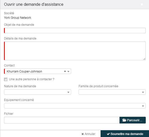 Support et assistance