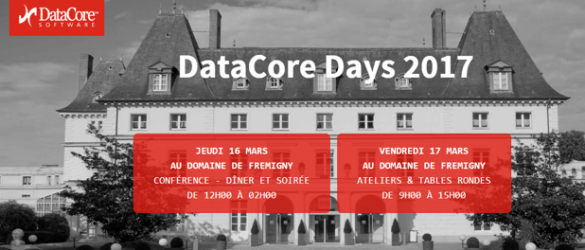 Coservit, partenaire des DataCore Days - 16 et 17 mars 2017